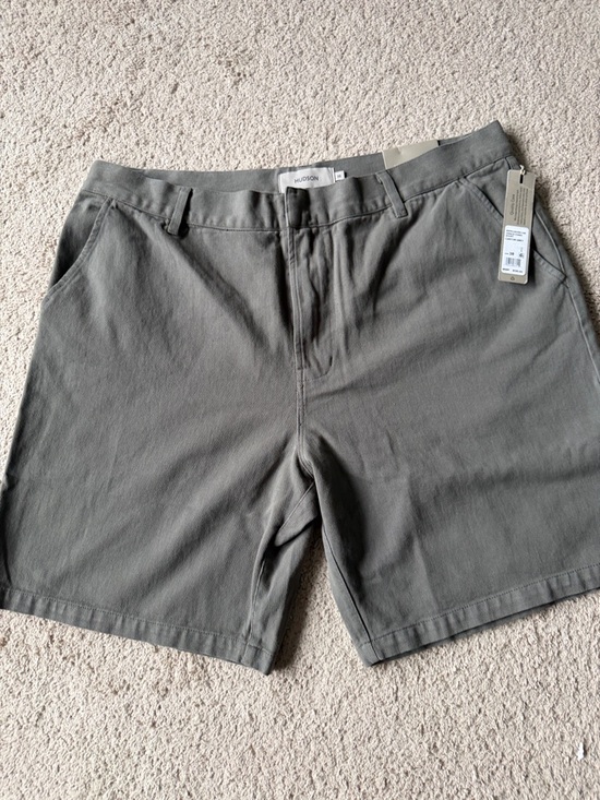 Hudson Jeans Other - Hudson Jeans Men’s Olive Green Flat Front Shorts